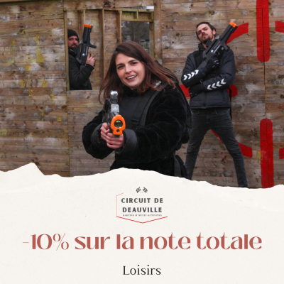 Réduction de 10% sur le Laser Game de Deauville