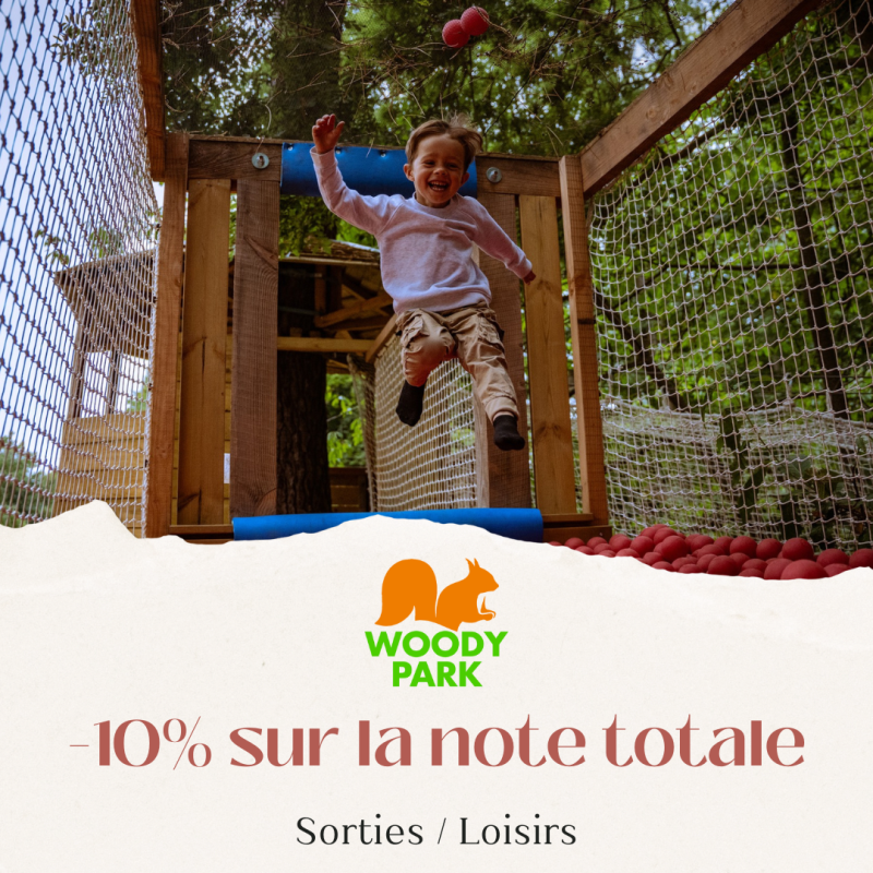 Réduction de 10% chez Woody Park à Fécamp