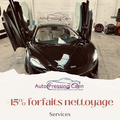 Réduction de 15% chez Auto Pressing Caen à Hérouville-St-Clair