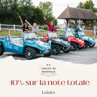 Réduction de 10% sur les balades en buggy a Deauville