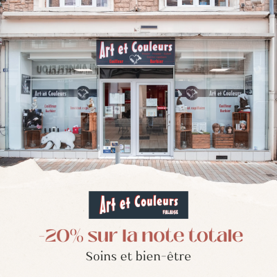 Réduction de 20% chez Art & Couleurs à Falaise