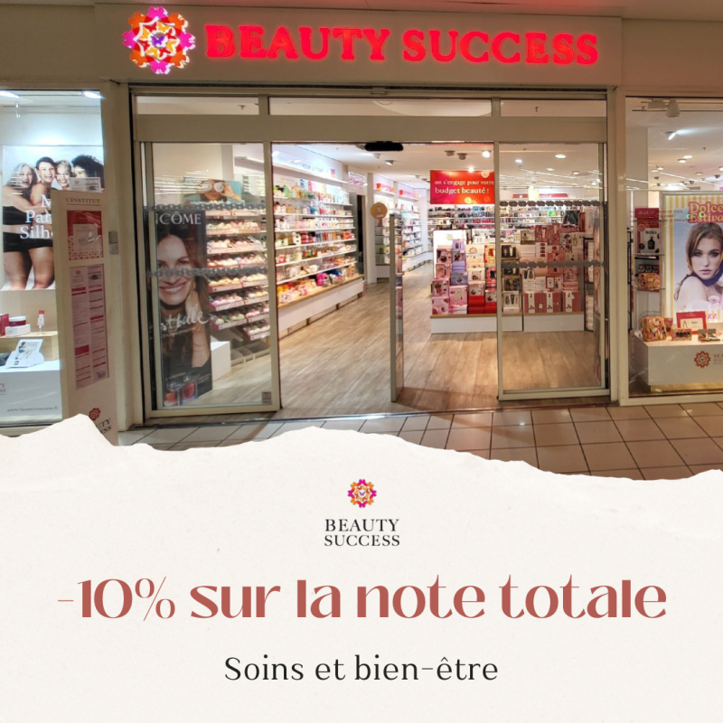 Réduction de 10% chez Beauty Success de Dives sur Mer