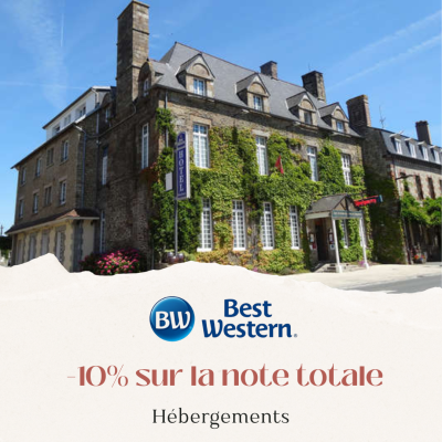 Réduction de 10% chez Best Western Hôtel Montgomery à Pontorson