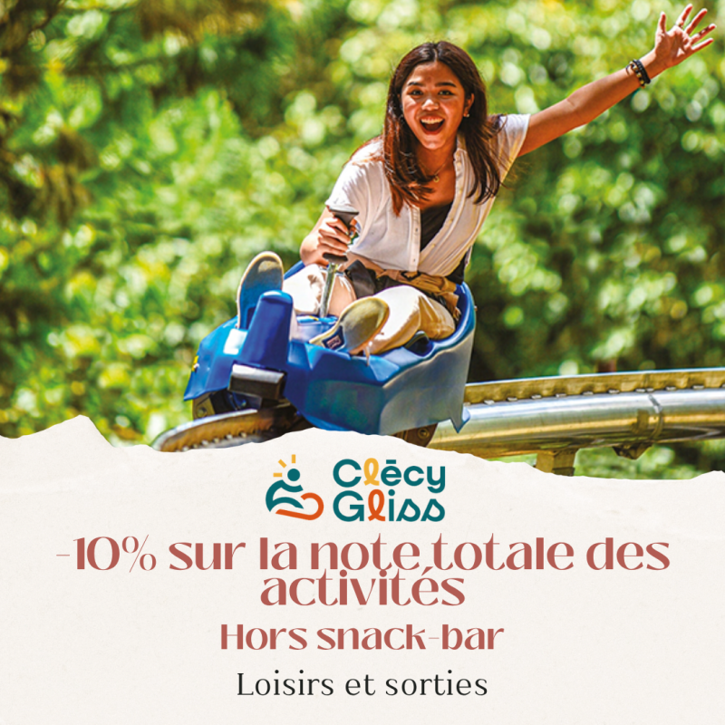 Réduction de 10% chez Clécy Gliss à Clecy