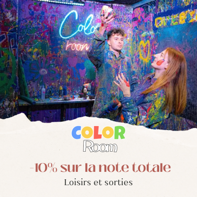 Réduction de 10% chez Color Room à Caen
