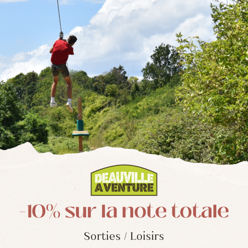 Réduction de 10% à  Deauville Aventure