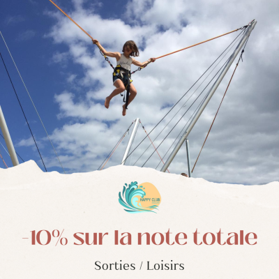 Réduction de 10% à Happy Club Deauville