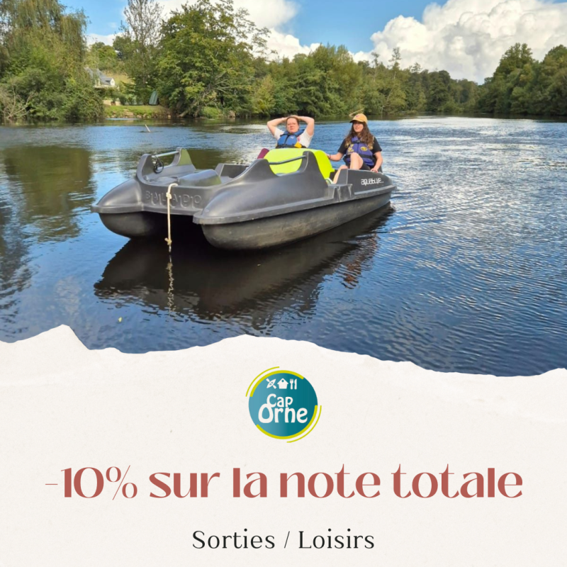 Réduction de 10% sur le Pédalo chez Cap Orne à  Laize - Clinchamps