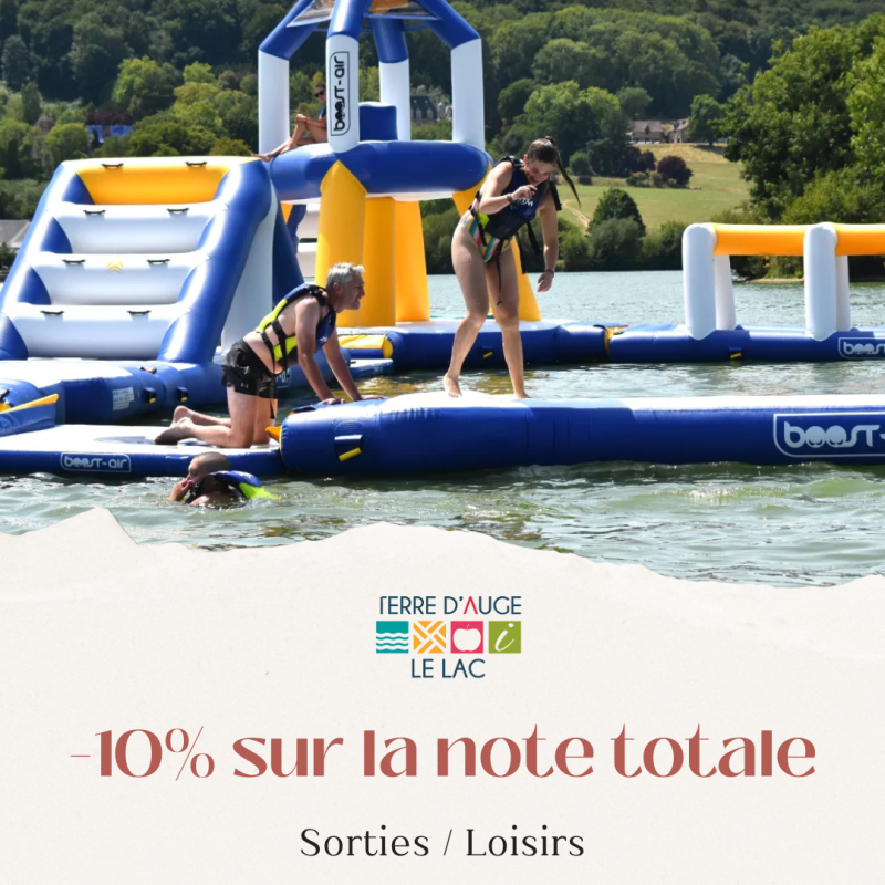Réduction de 10% sur l'Aquaparc au Lac Terre d'Auge