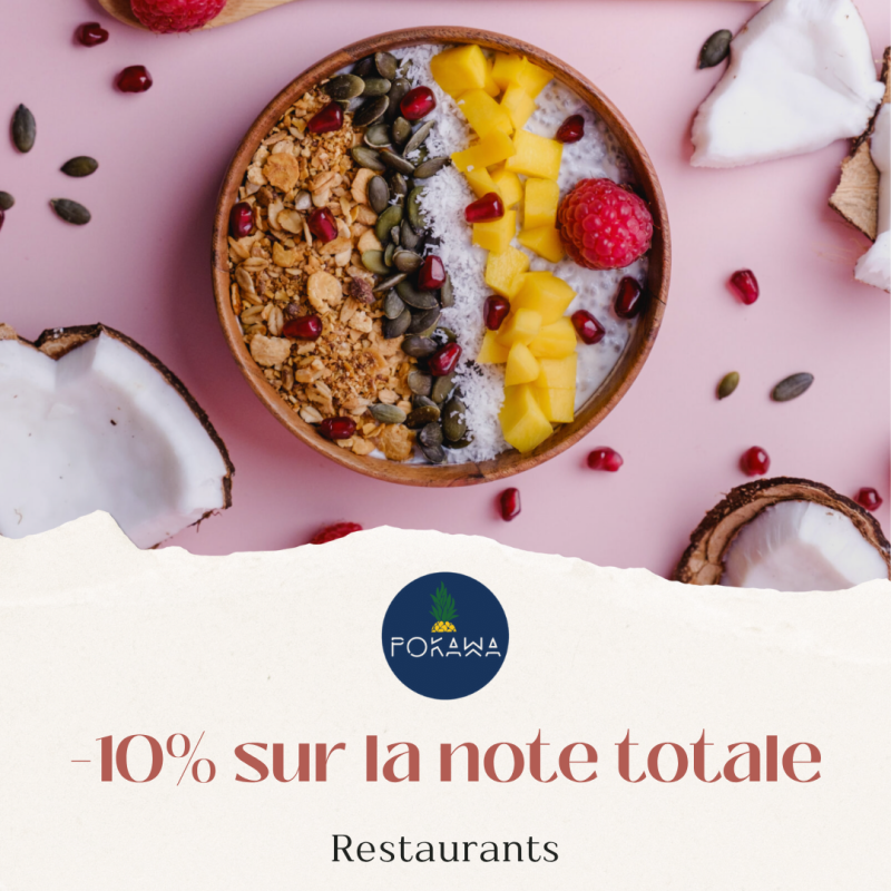 Réduction de 10% chez Pokawa à Caen