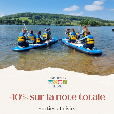 Réduction de 10% sur le Paddle au Lac Terre d'Auge
