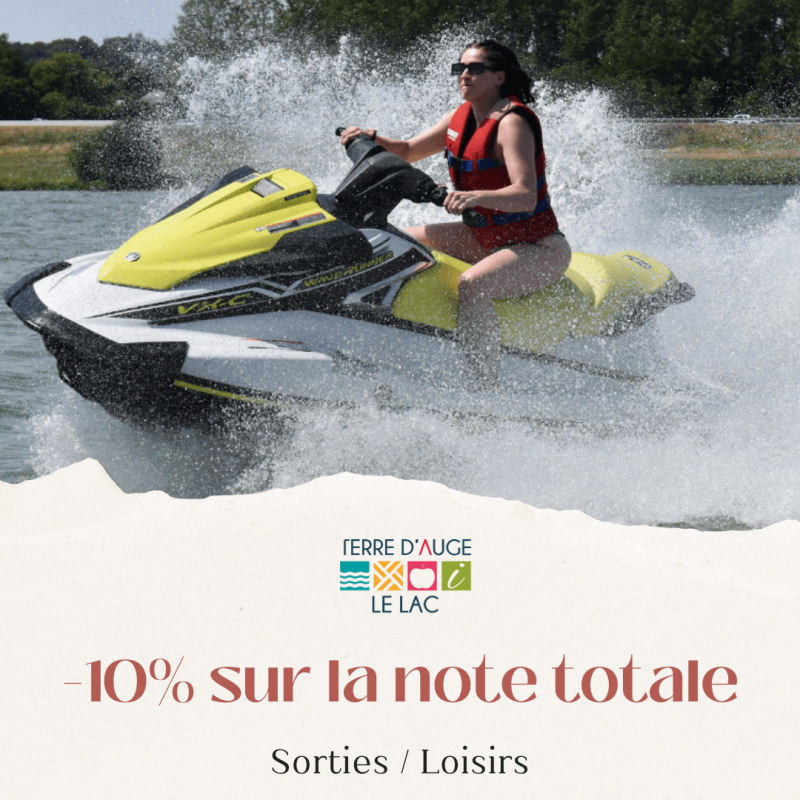 Réduction de 10% sur le Scooter des mers au Lac Terre d'Auge