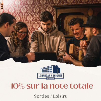 Réduction de 10% chez Le Hangar à Enigmes à Deauville et Trouville sur mer