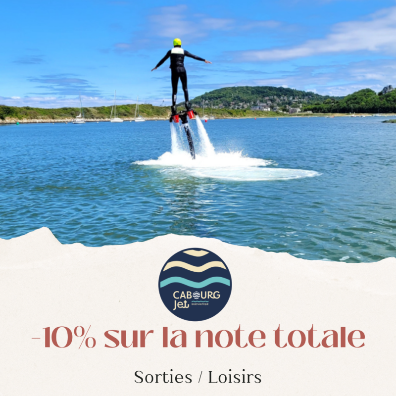 Réductions de 10 % sur le flyboard à Cabourg