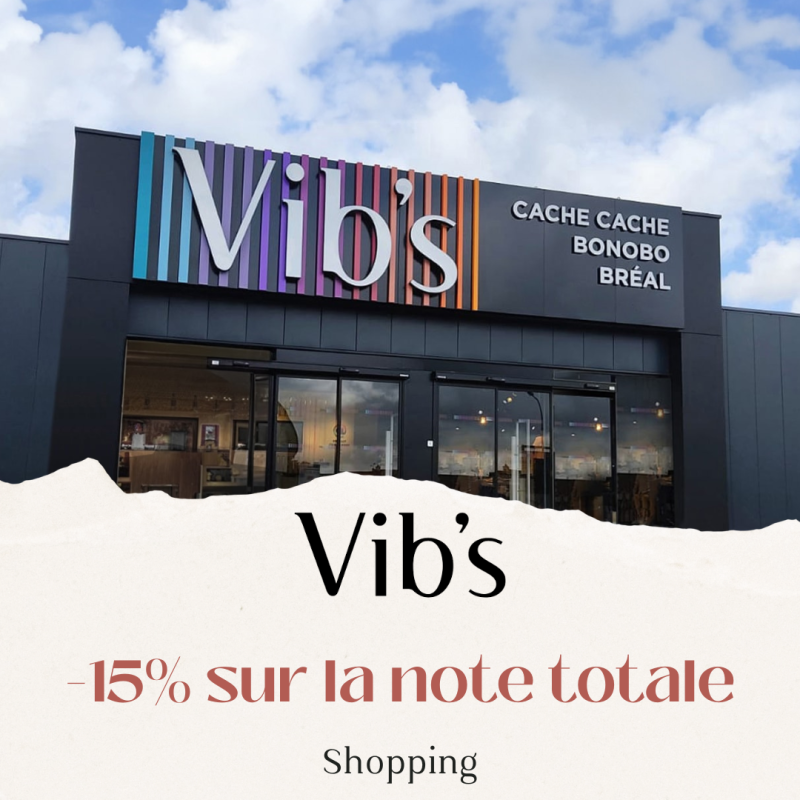 Réduction de 10% chez Vib's à Mondeville, Evreux, Menneval