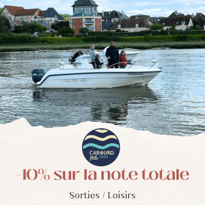 Réductions de 10 % sur la location de bateau à Cabourg