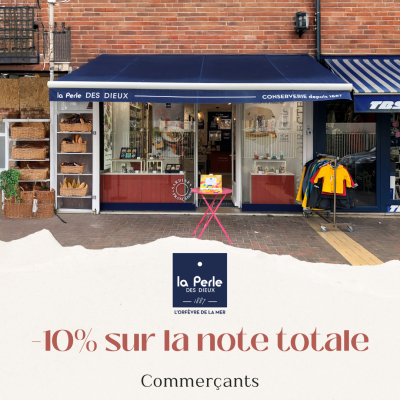 Réduction de 10% chez La Perle des Dieux à Cabourg et Trouville-sur-Mer