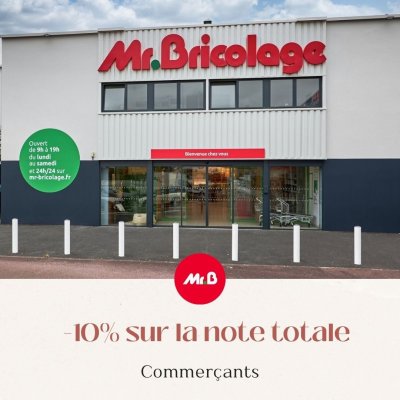 Réduction de 10% chez Mr.Bricolage Troarn