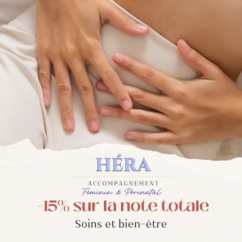 Réduction de 15% chez Héra Accompagnement bien-être féminin & périnatal à Bois-Guillaume