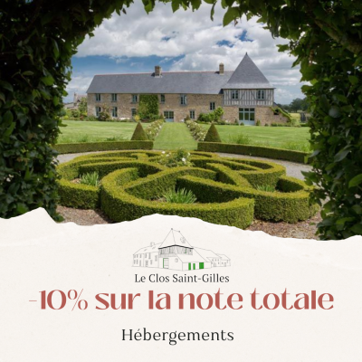 Réduction de 10% au Clos Saint-Gilles