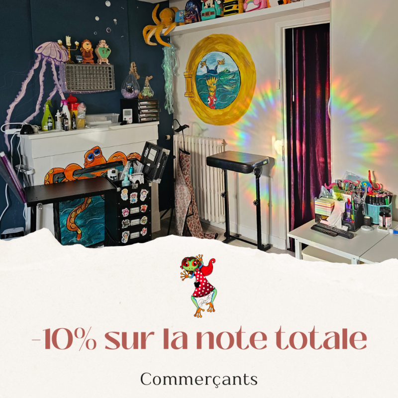 Réduction de 10% chez Rainette Tattoo