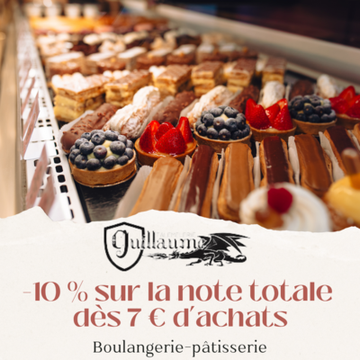Réduction de 10% dès 7€ d'achat chez la Talemelerie Guillaume à Caen