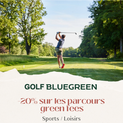Réduction de 20% au Golf BlueGreen à Houlgate
