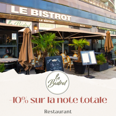 Réduction de 10% chez Le Bistrot à Caen