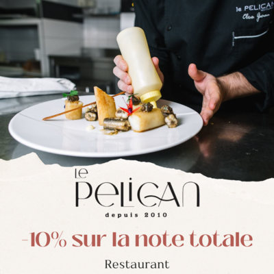 Réduction de 10% chez Le Pélican à Colombelles