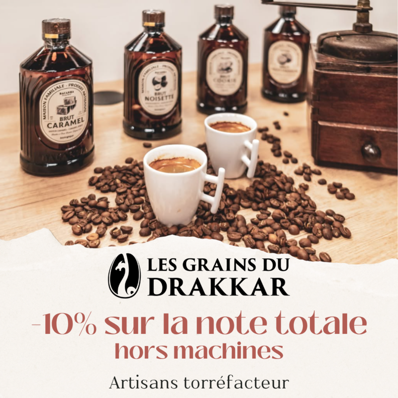 Réduction de 10% chez les Grains du Drakkar à Argences