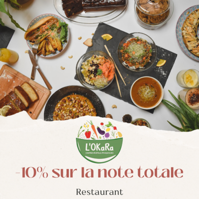 Réduction de 10% chez L'Okara à Caen