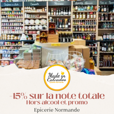 Réduction de 15% chez Made In Calvados à Caen