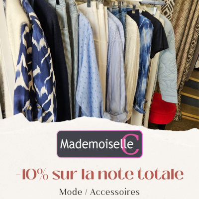 Réduction de 10% chez Mademoiselle C à Caen