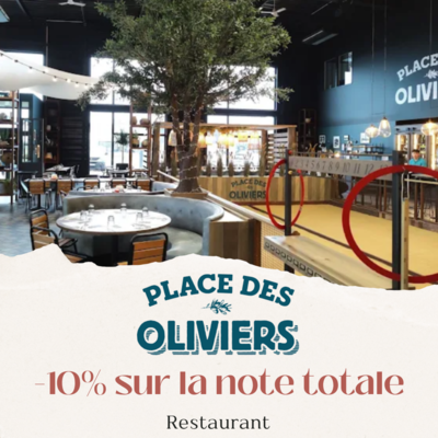 Réduction de 10% chez Place Des Oliviers à Mondeville