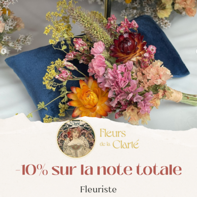 Réduction de 10% chez Fleurs de la Clarté à Caen