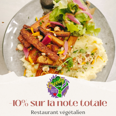 Réduction de 10 % chez Greedy Guts à Caen
