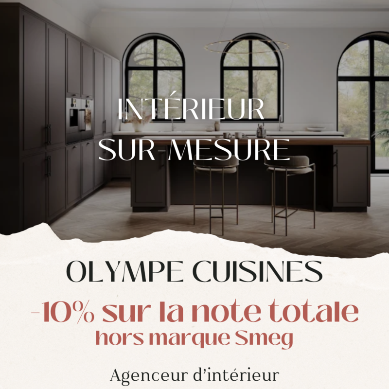 Réduction de 10% chez Olympe Cuisine à Caen