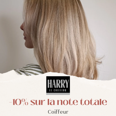 Réduction de 10% chez Harry le Coiffeur à Caen