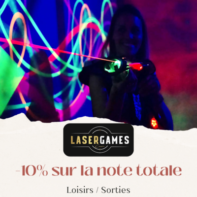Réduction de 10% aux LaserGames Caen de : Caen - Mondeville - Bretteville-sur-Odon